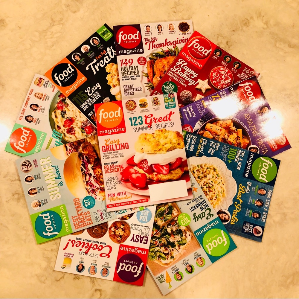 🆕 Food Network Magazines (one Year)